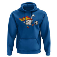 Spain Soccer Goose Hoodie Spanish Flag Patriotic Football Fan Graphic
