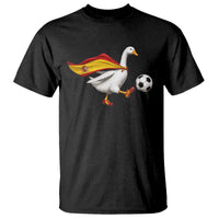 Spain Soccer Goose T Shirt Spanish Flag Patriotic Football Fan Graphic