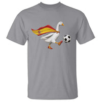 Spain Soccer Goose T Shirt Spanish Flag Patriotic Football Fan Graphic