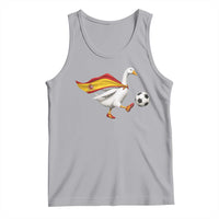 Spain Soccer Goose Tank Top Spanish Flag Patriotic Football Fan Graphic