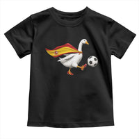 Spain Soccer Goose Toddler T Shirt Spanish Flag Patriotic Football Fan Graphic