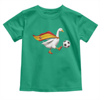 Spain Soccer Goose Toddler T Shirt Spanish Flag Patriotic Football Fan Graphic