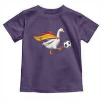 Spain Soccer Goose Toddler T Shirt Spanish Flag Patriotic Football Fan Graphic