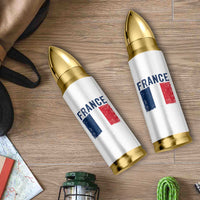 Vintage France Flag Distressed French Pride Patriotic Soccer Fan Graphic Bullet Tumbler