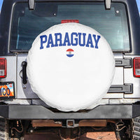 Paraguay Patriotic Flag Spare Tire Cover Soccer Fan Vintage Varsity Sports National Pride Graphic