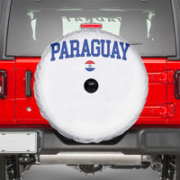 Paraguay Patriotic Flag Spare Tire Cover Soccer Fan Vintage Varsity Sports National Pride Graphic