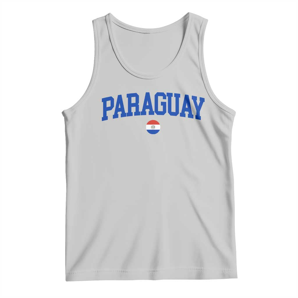 Paraguay Patriotic Flag Tank Top Soccer Fan Vintage Varsity Sports National Pride Graphic