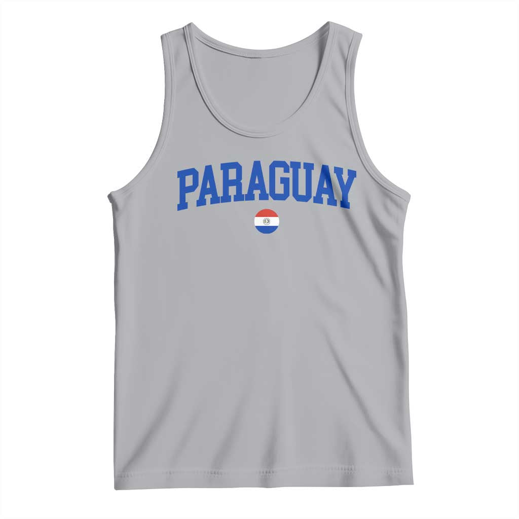Paraguay Patriotic Flag Tank Top Soccer Fan Vintage Varsity Sports National Pride Graphic