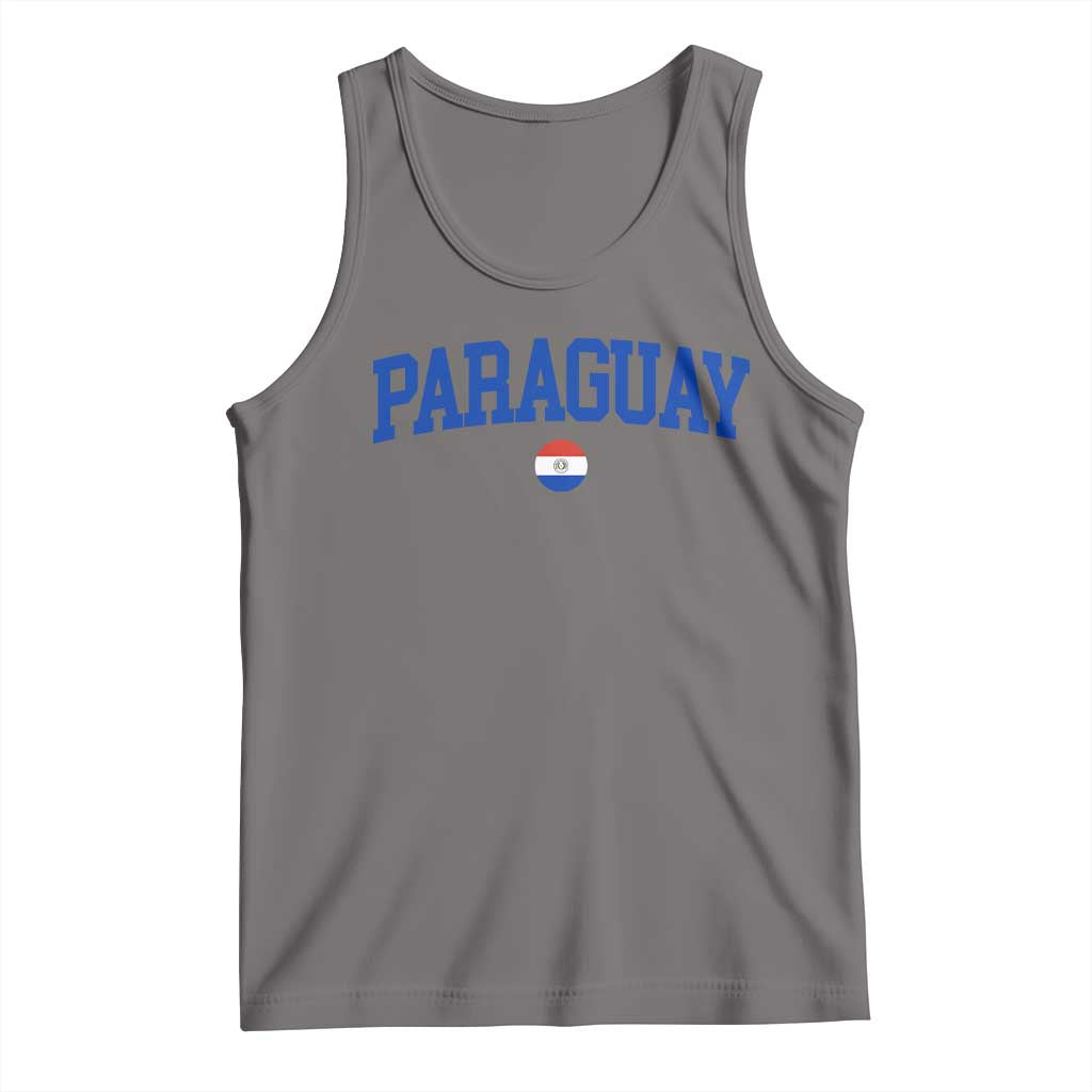 Paraguay Patriotic Flag Tank Top Soccer Fan Vintage Varsity Sports National Pride Graphic
