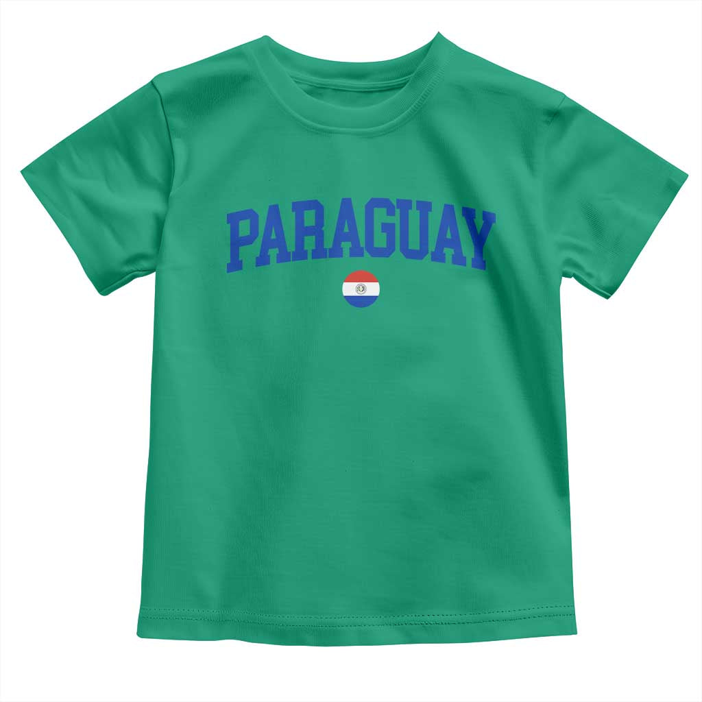Paraguay Patriotic Flag Toddler T Shirt Soccer Fan Vintage Varsity Sports National Pride Graphic