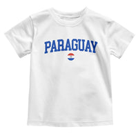 Paraguay Patriotic Flag Toddler T Shirt Soccer Fan Vintage Varsity Sports National Pride Graphic