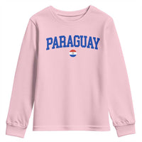 Paraguay Patriotic Flag Youth Sweatshirt Soccer Fan Vintage Varsity Sports National Pride Graphic
