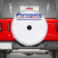 Vintage Paraguay Flag Spare Tire Cover Retro Stripe Patriotic Paraguayan Pride Graphic
