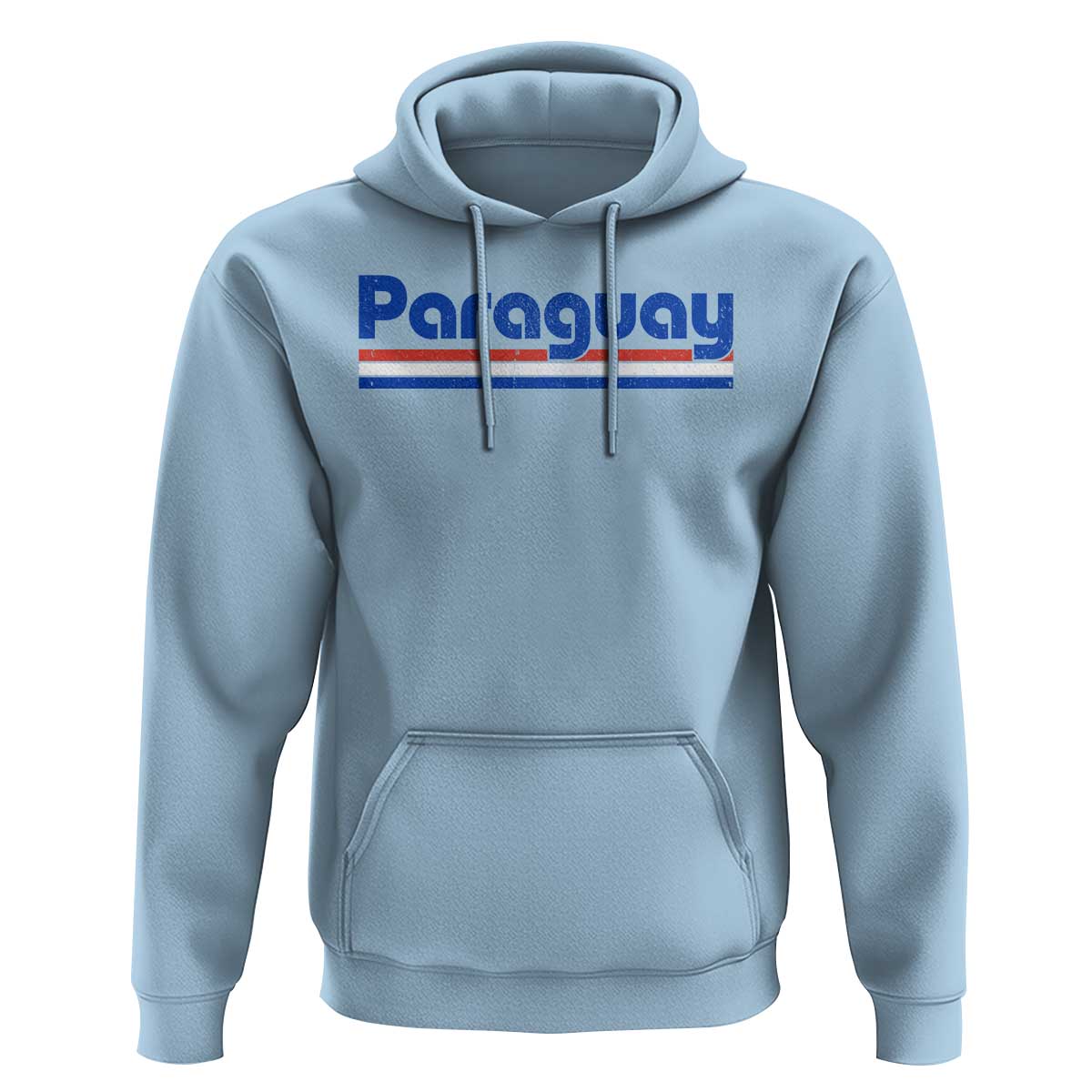 Vintage Paraguay Flag Hoodie Retro Stripe Patriotic Paraguayan Pride Graphic