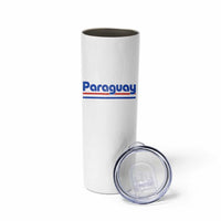 Vintage Paraguay Flag Skinny Tumbler Retro Stripe Patriotic Paraguayan Pride Graphic