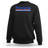 Vintage Paraguay Flag Sweatshirt Retro Stripe Patriotic Paraguayan Pride Graphic