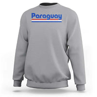 Vintage Paraguay Flag Sweatshirt Retro Stripe Patriotic Paraguayan Pride Graphic
