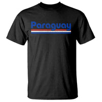 Vintage Paraguay Flag T Shirt Retro Stripe Patriotic Paraguayan Pride Graphic