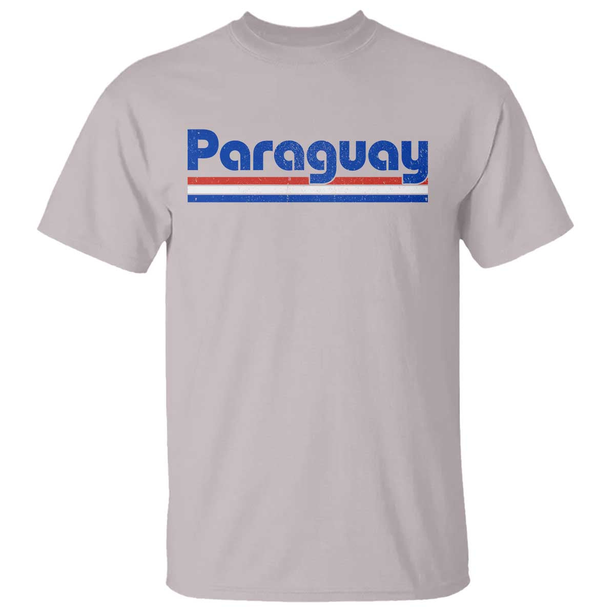 Vintage Paraguay Flag T Shirt Retro Stripe Patriotic Paraguayan Pride Graphic