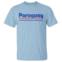Vintage Paraguay Flag T Shirt Retro Stripe Patriotic Paraguayan Pride Graphic