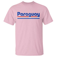 Vintage Paraguay Flag T Shirt Retro Stripe Patriotic Paraguayan Pride Graphic