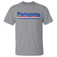 Vintage Paraguay Flag T Shirt Retro Stripe Patriotic Paraguayan Pride Graphic