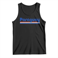 Vintage Paraguay Flag Tank Top Retro Stripe Patriotic Paraguayan Pride Graphic