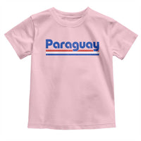 Vintage Paraguay Flag Toddler T Shirt Retro Stripe Patriotic Paraguayan Pride Graphic