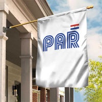 Vintage Paraguay Garden Flag Retro Typography Patriotic Paraguayan Pride Flag Graphic