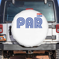 Vintage Paraguay Spare Tire Cover Retro Typography Patriotic Paraguayan Pride Flag Graphic
