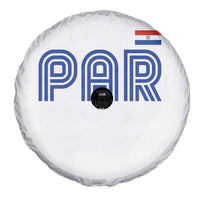 Vintage Paraguay Spare Tire Cover Retro Typography Patriotic Paraguayan Pride Flag Graphic