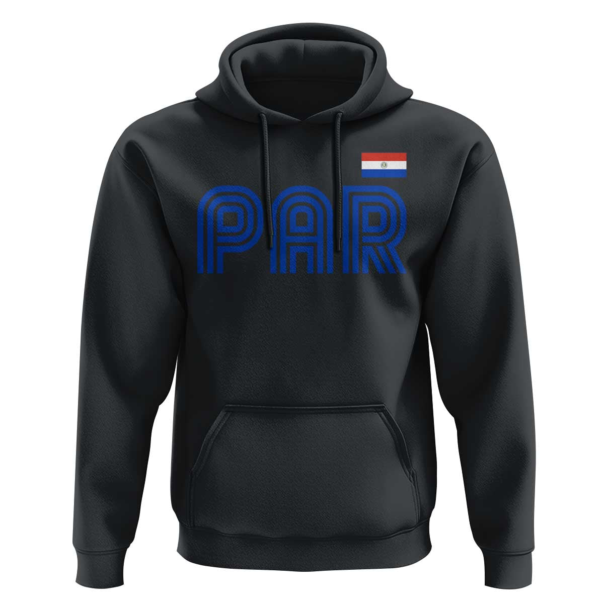 Vintage Paraguay Hoodie Retro Typography Patriotic Paraguayan Pride Flag Graphic