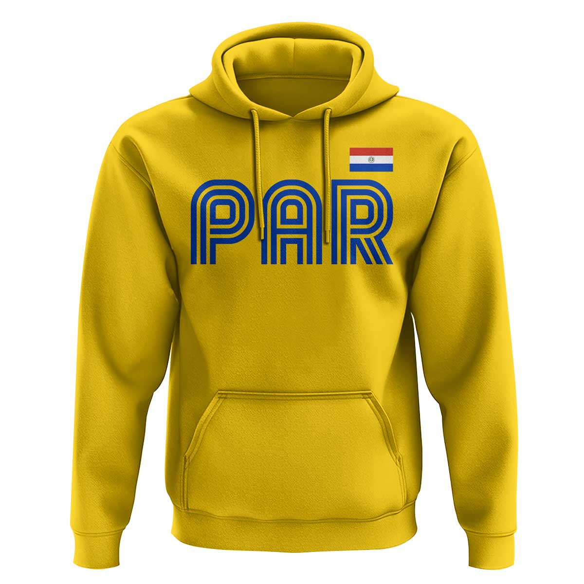 Vintage Paraguay Hoodie Retro Typography Patriotic Paraguayan Pride Flag Graphic