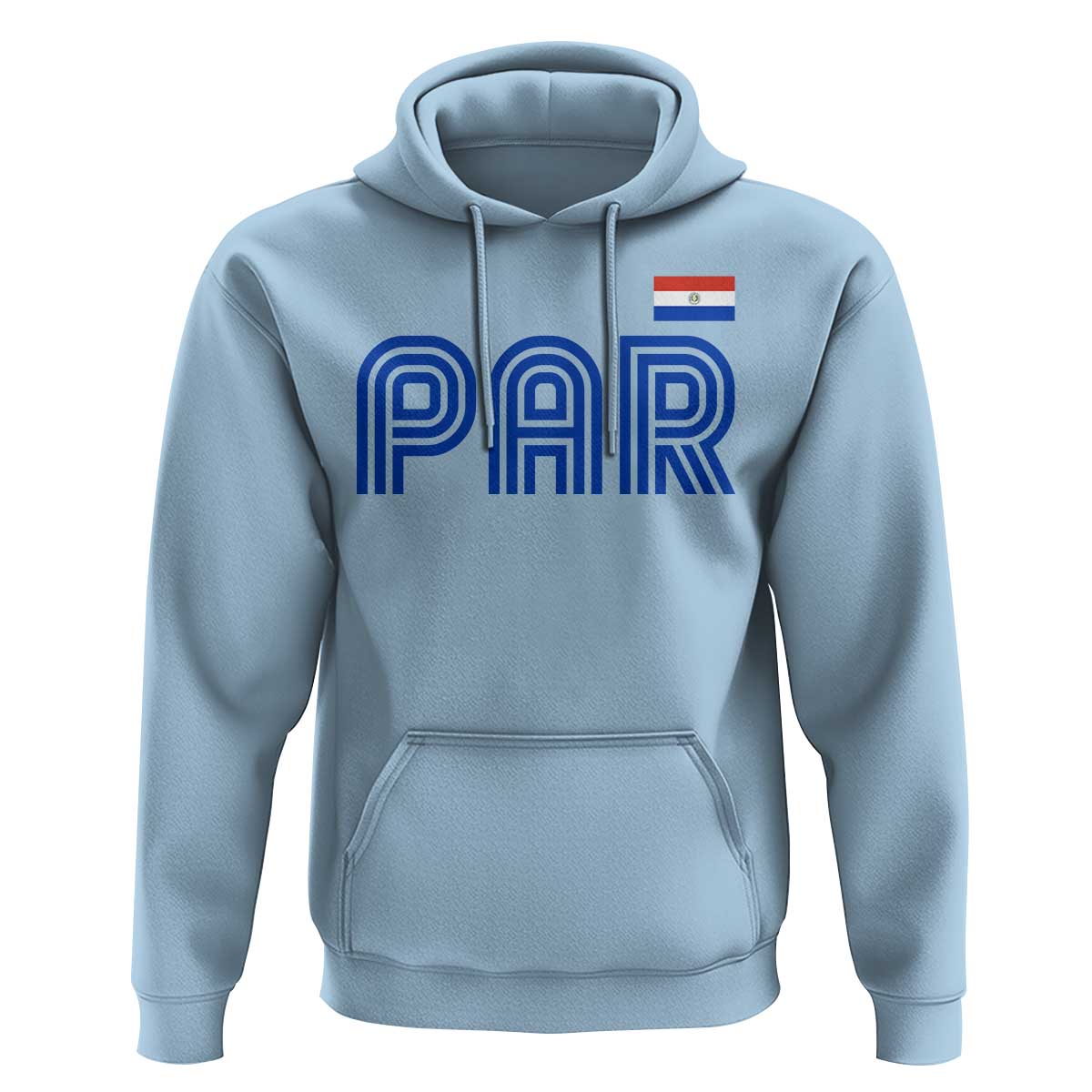 Vintage Paraguay Hoodie Retro Typography Patriotic Paraguayan Pride Flag Graphic