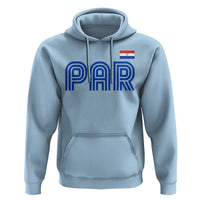 Vintage Paraguay Hoodie Retro Typography Patriotic Paraguayan Pride Flag Graphic