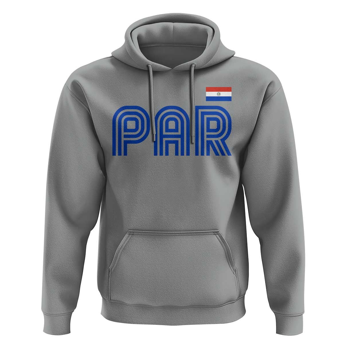 Vintage Paraguay Hoodie Retro Typography Patriotic Paraguayan Pride Flag Graphic