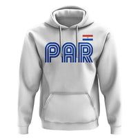 Vintage Paraguay Hoodie Retro Typography Patriotic Paraguayan Pride Flag Graphic