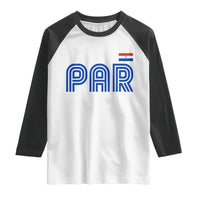 Vintage Paraguay Raglan Shirt Retro Typography Patriotic Paraguayan Pride Flag Graphic