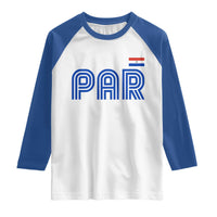 Vintage Paraguay Raglan Shirt Retro Typography Patriotic Paraguayan Pride Flag Graphic