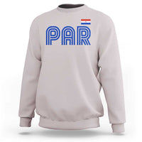 Vintage Paraguay Sweatshirt Retro Typography Patriotic Paraguayan Pride Flag Graphic