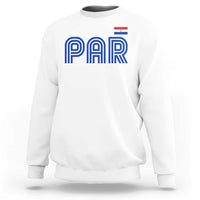 Vintage Paraguay Sweatshirt Retro Typography Patriotic Paraguayan Pride Flag Graphic