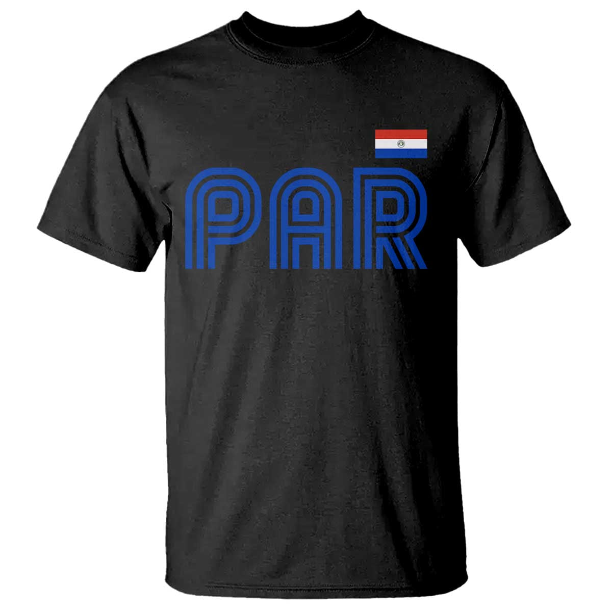 Vintage Paraguay T Shirt Retro Typography Patriotic Paraguayan Pride Flag Graphic