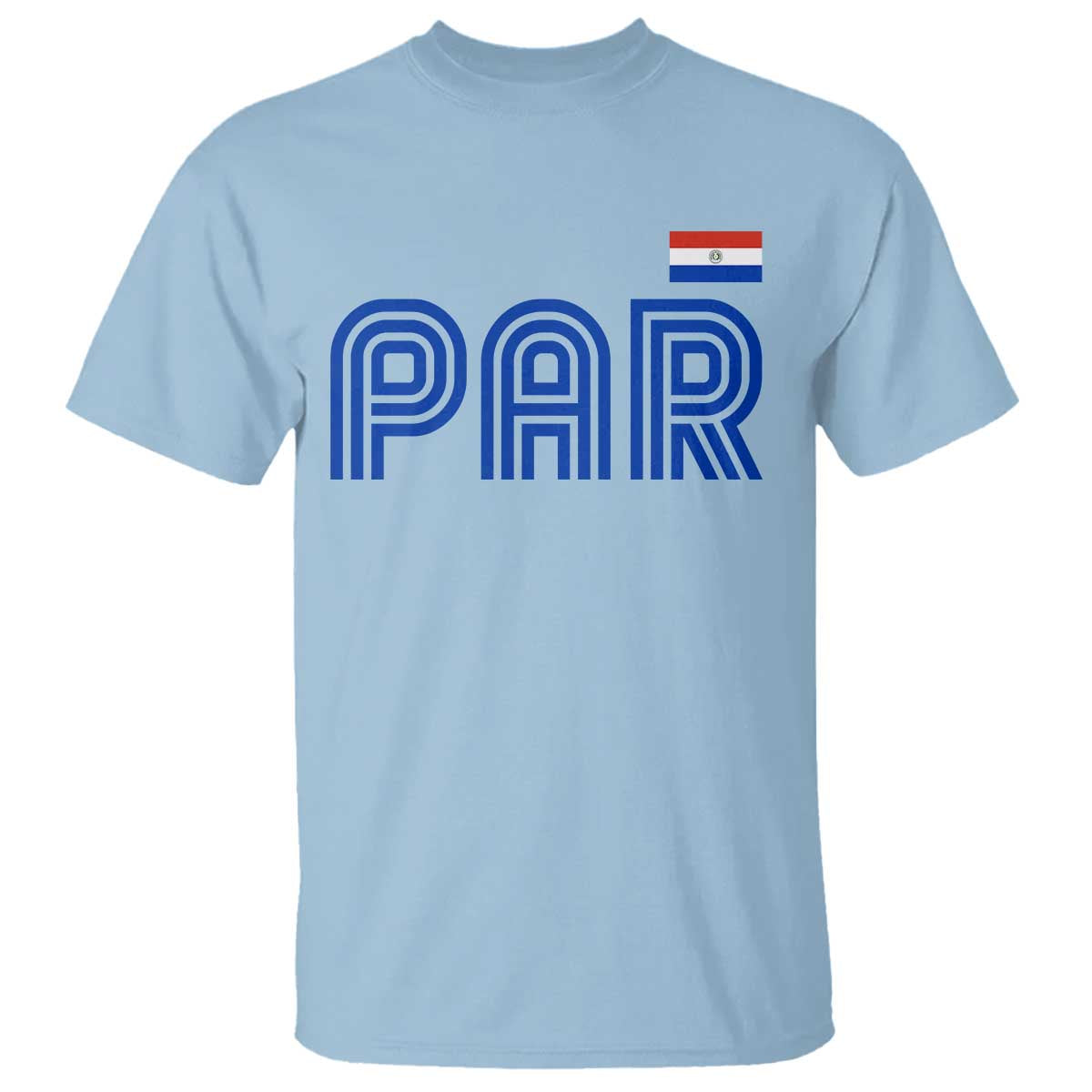 Vintage Paraguay T Shirt Retro Typography Patriotic Paraguayan Pride Flag Graphic