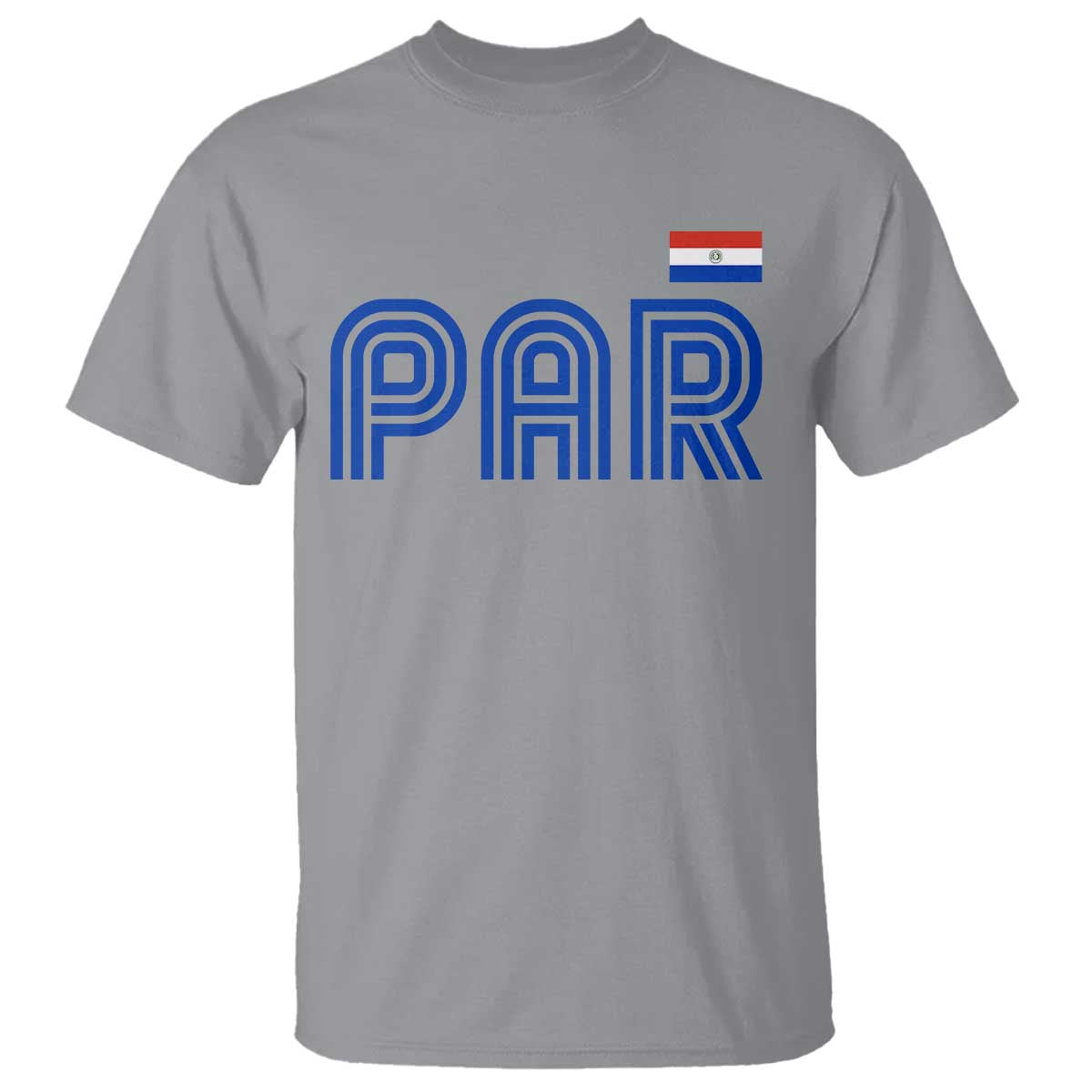 Vintage Paraguay T Shirt Retro Typography Patriotic Paraguayan Pride Flag Graphic