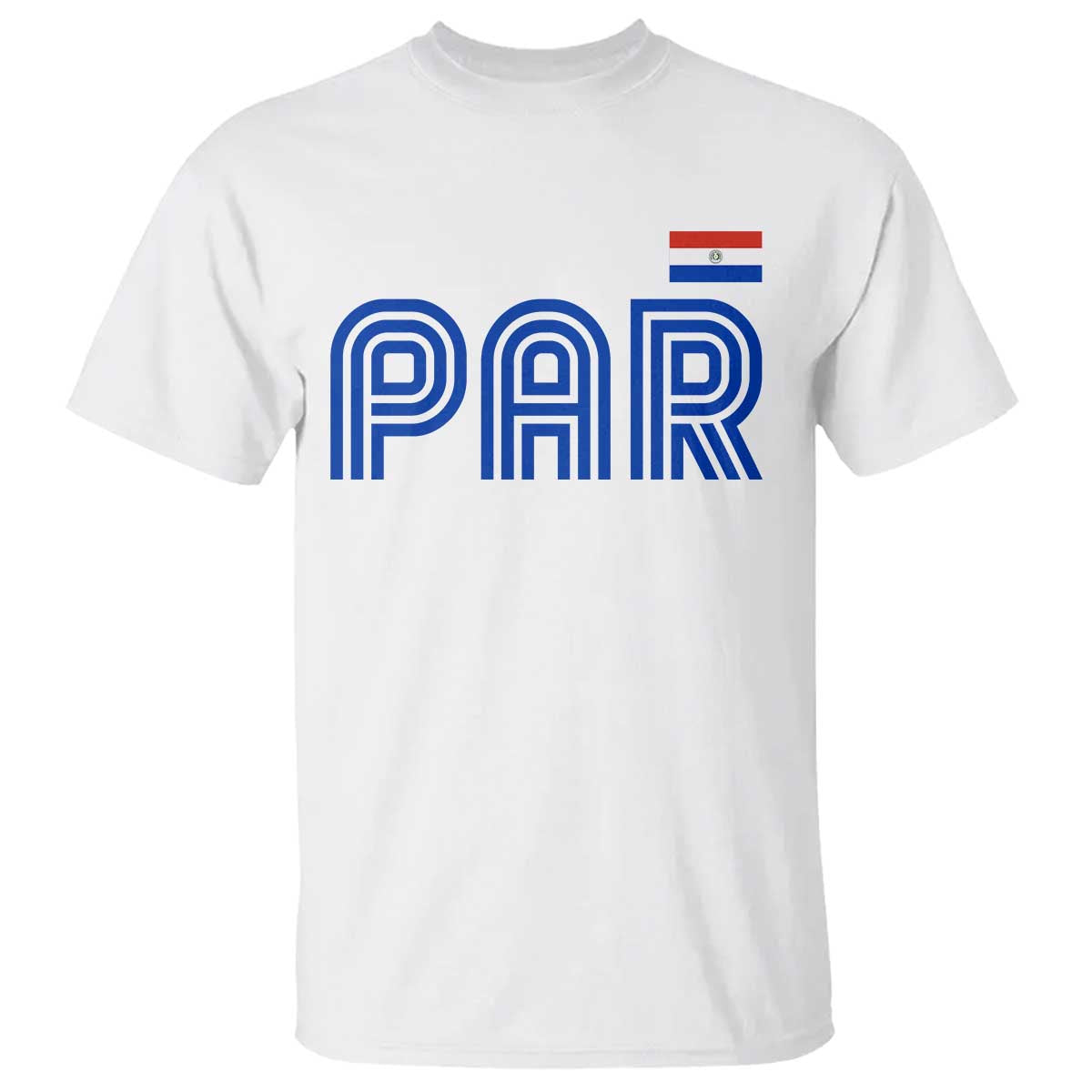 Vintage Paraguay T Shirt Retro Typography Patriotic Paraguayan Pride Flag Graphic
