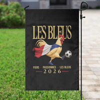 Les Bleus 2026 France Soccer Garden Flag Rooster Wearing French Flag Patriotic Football Fan Graphic