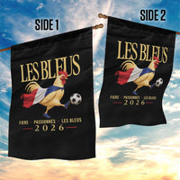 Les Bleus 2026 France Soccer Garden Flag Rooster Wearing French Flag Patriotic Football Fan Graphic