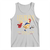 Les Bleus 2026 France Soccer Tank Top Rooster Wearing French Flag Patriotic Football Fan Graphic