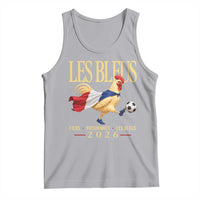 Les Bleus 2026 France Soccer Tank Top Rooster Wearing French Flag Patriotic Football Fan Graphic