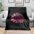 Breast Cancer Throw Blanket Pink Ribbon Being Strong Quote Support Gift - Wonder Print Shop